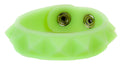 1 ROW 1/2" RUBBER PYRAMID BRACELET, GLOW IN THE DARK