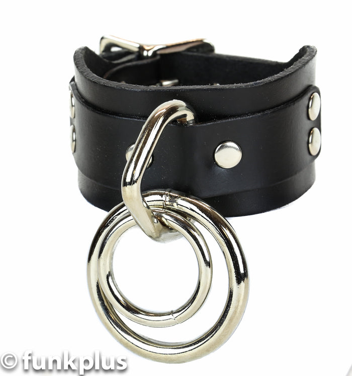 2 LARGE LOOP & RING BUCKLE BRACELET