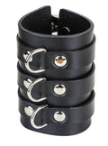 3 LINE BUCKLE BRACELET WITH 'D' RING