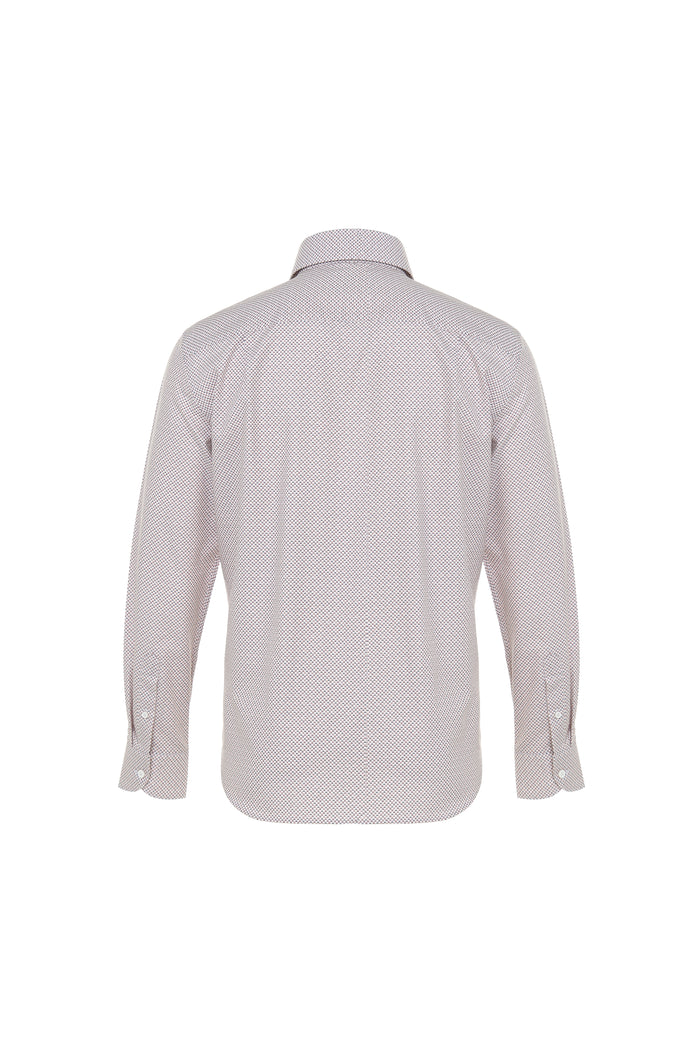 Abstract Brushed Multi Print Shirt