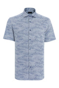 Abstract Waves Short Sleeve Shirt