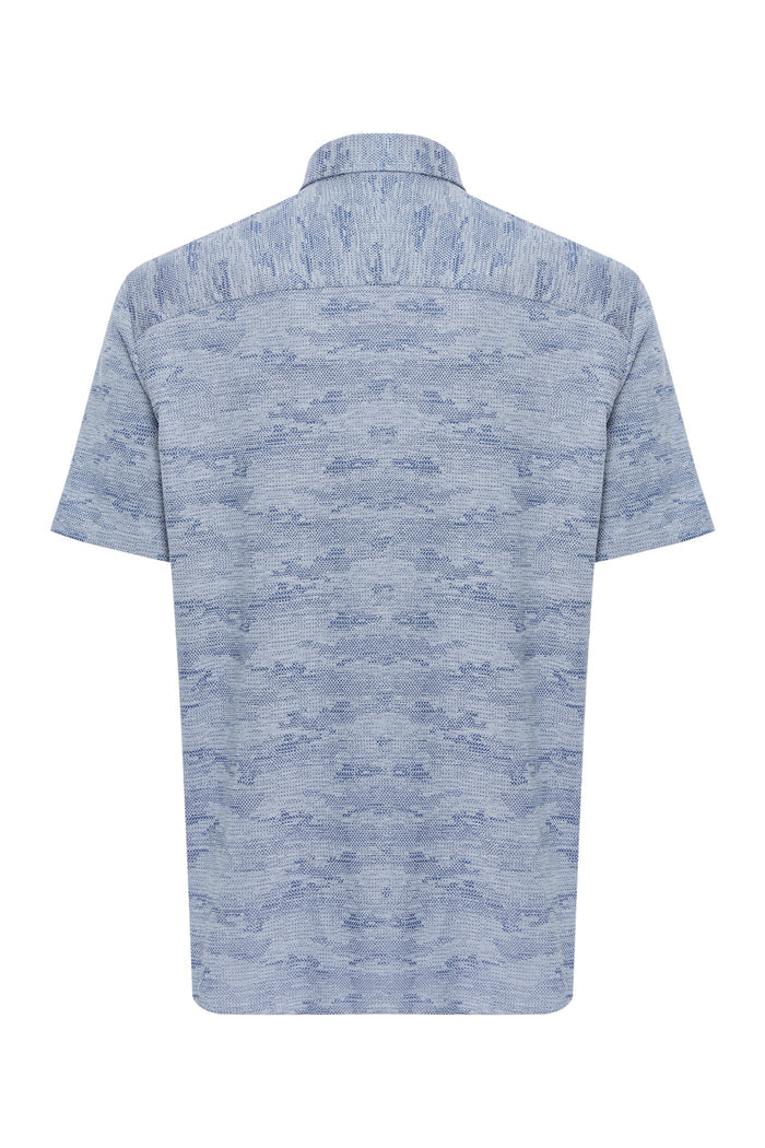Abstract Waves Short Sleeve Shirt