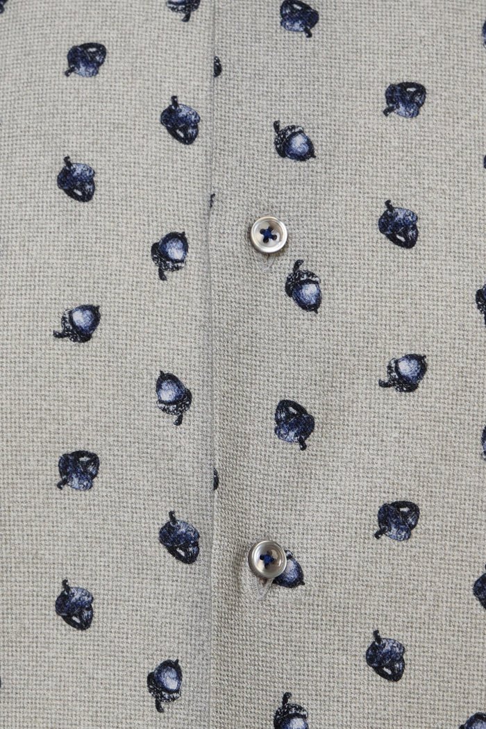 Acorn Print Gingham Shirt