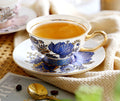 Afternoon British Tea Cups, Unique Iris Flower Tea Cup and Saucer in Gift Box, Elegant Ceramic Coffee Cups, Royal Porcelain Tea Cup Set-Paintingforhome