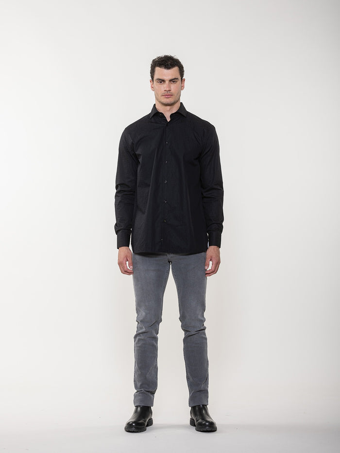 Alligator Printed Jacquard Shirt