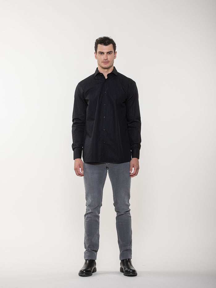 Alligator Printed Jacquard Shirt