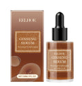 Sérum facial anti-rides et anti-âge, hydrate la peau, flacon transparent avec liquide léger, soin pour le visage.
