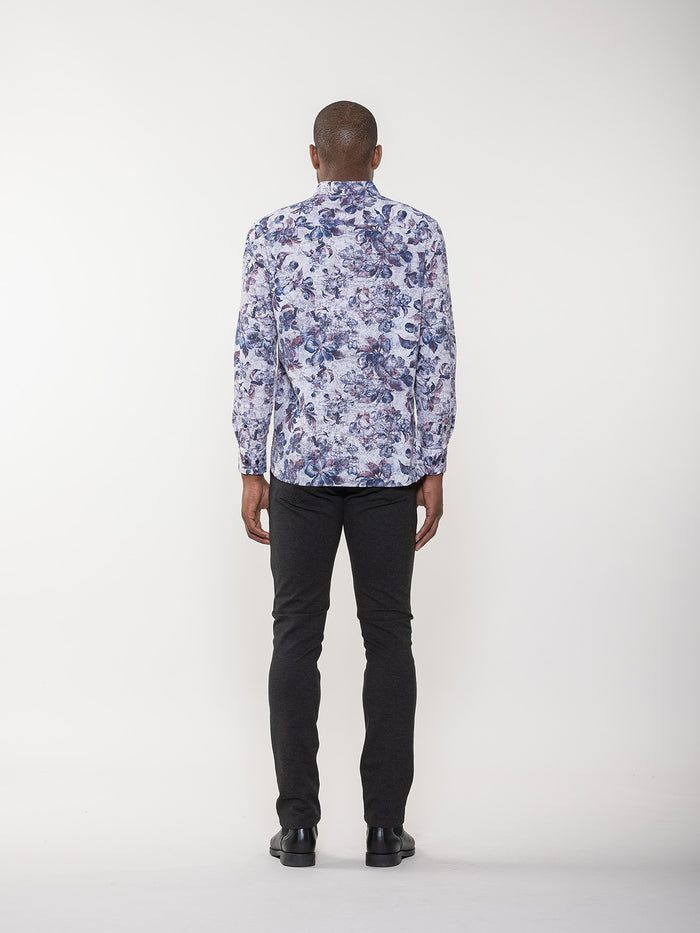 Antique Floral Print Shirt