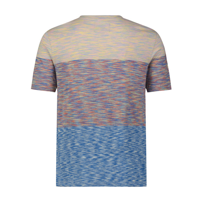 Aqua, Green, and Fuchsia Space Dyed Tee