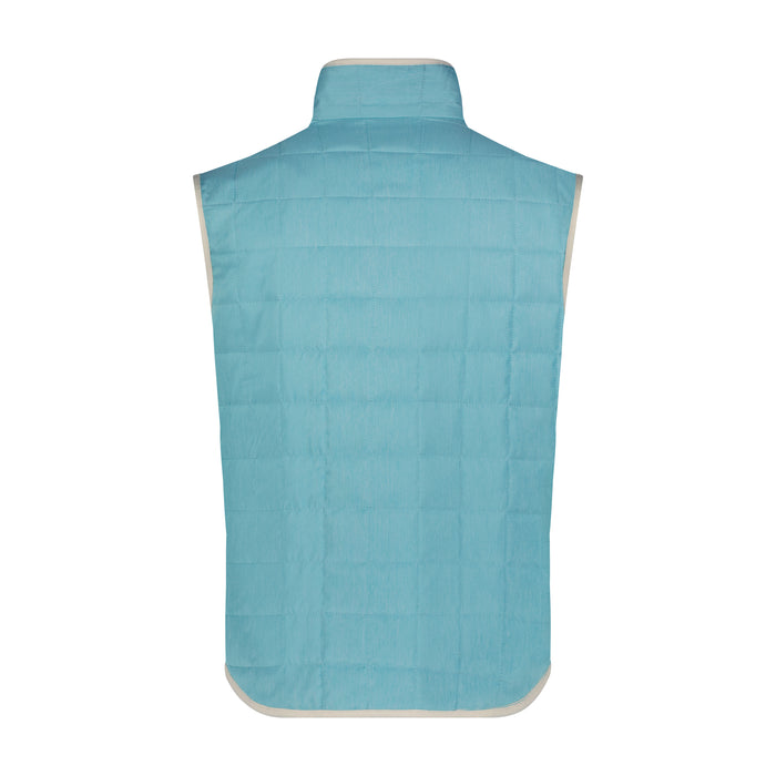 Aqua vest on a white background
