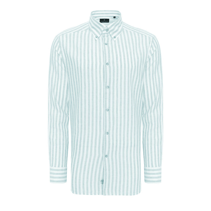 Aqua Vigneti Linen Shirt