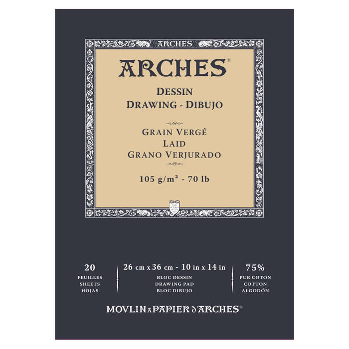 Arches Drawing Pad White 10x14 by Arches at Cult Pens