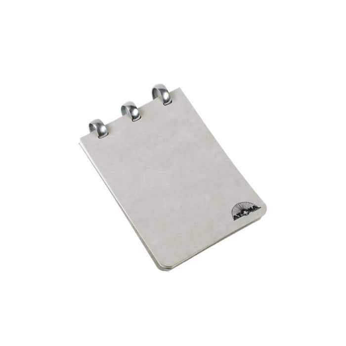 Atoma Amazing Texon Cover Disc-Bound Refillable Notebook Grey A7 by Atoma at Cult Pens