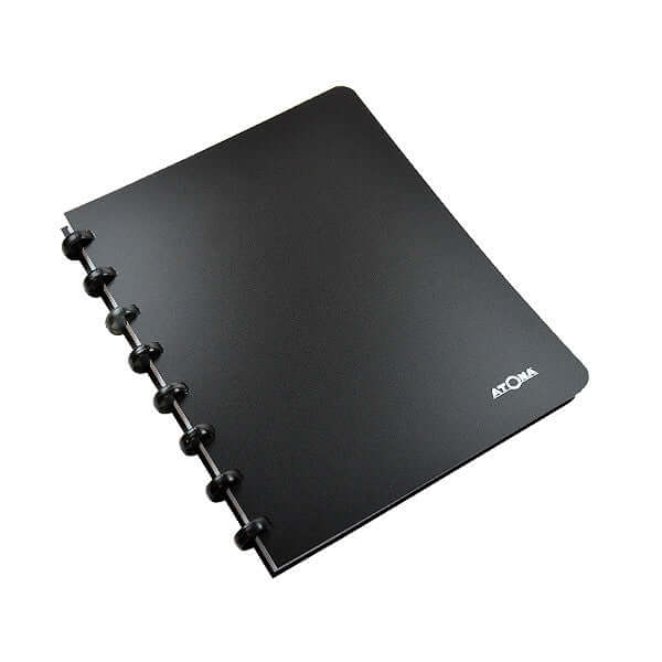 Atoma Classic Colours Polypropylene Cover Disc-Bound Refillable Notebook A5+ by Atoma at Cult Pens