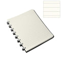 Atoma Pur Disc-Bound Refillable A5+ Notebook Black Leather by Atoma at Cult Pens