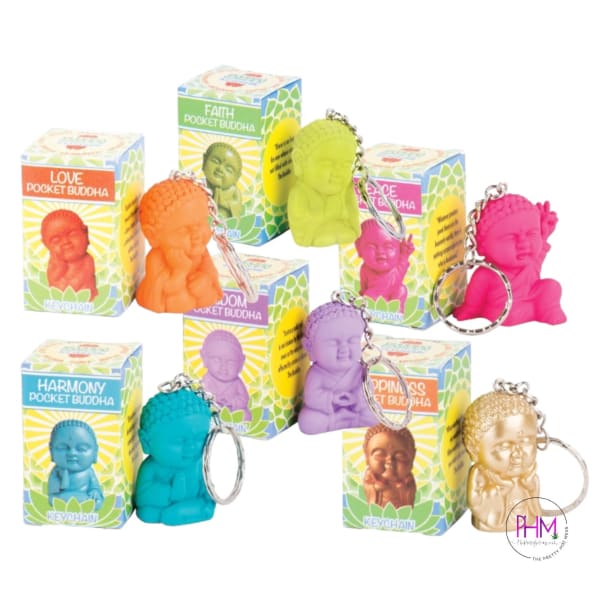 Baby Buddha Bliss Keychain - keychain