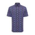 Banana Leaf Print Short Sleeve Shirt