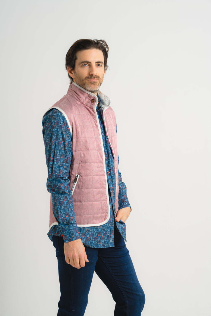 Barn Red Quilted Vest