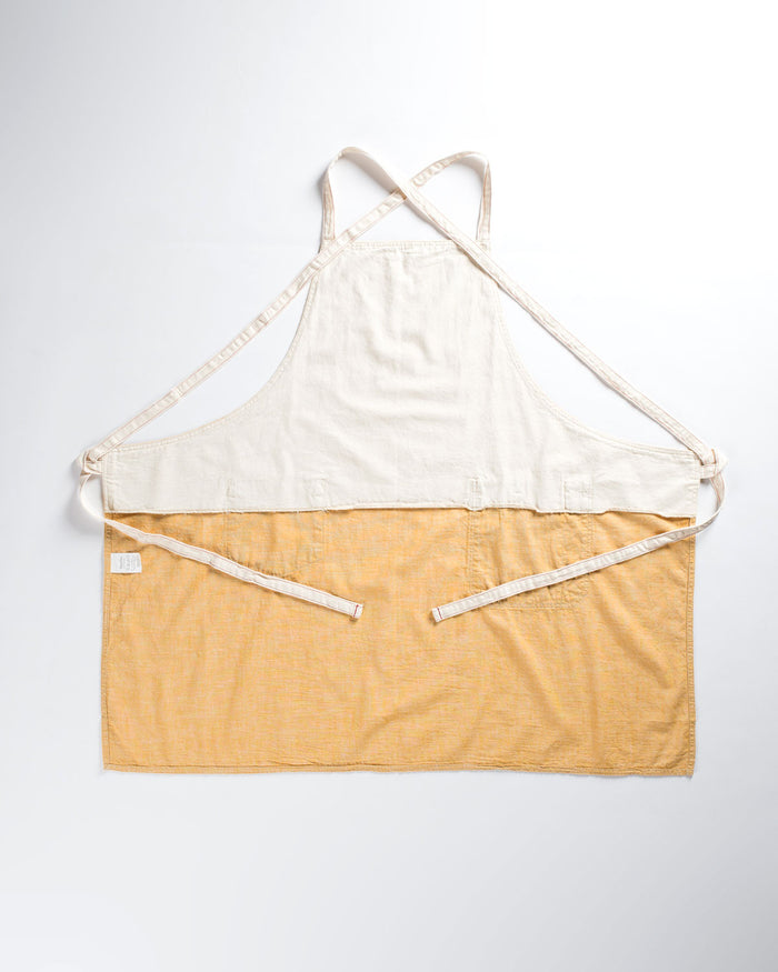 BasShu Normal Apron Solid Chambray