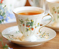 Beautiful British Tea Cups, Elegant Porcelain Tea Cup Saucer Set, Traditional English Tea Cup and Saucer, Unique Ceramic Coffee Cups-Paintingforhome