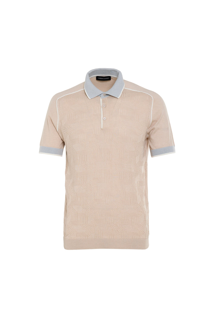 Beige Aurelio Knit Polo