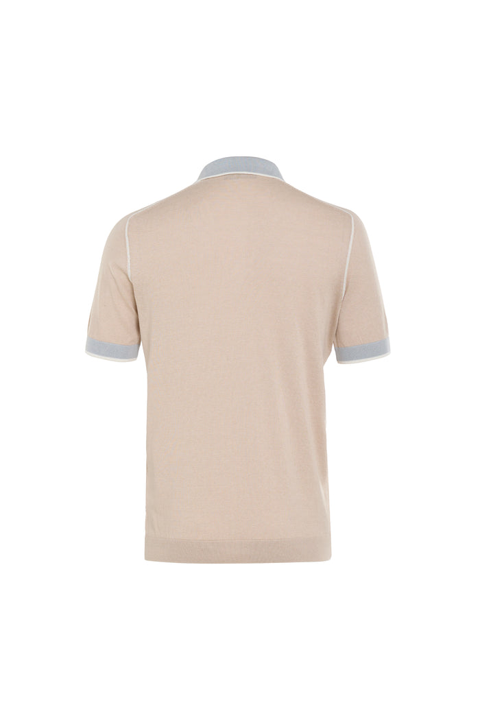 Beige Aurelio Knit Polo