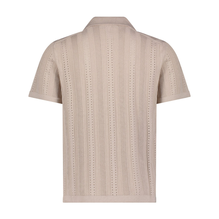 Beige Resort Short Sleeve Shirt