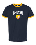 Bhutan Arched Crest Soccer Ringer Tee — NYC Factory
