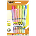 BIC Grip Highlighter Pastel Assorted Set of 12 by BIC at Cult Pens