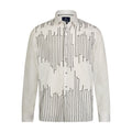 Black and White Stripe Long Sleeve Shirt