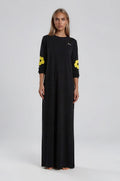 Black Flower Nightgown