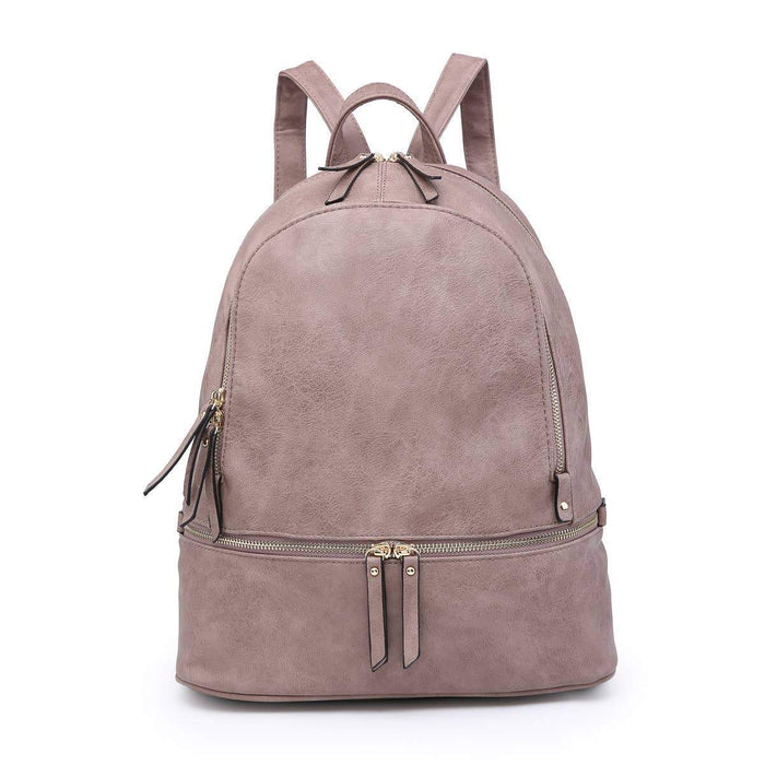 Blake Triple Zip Backpack ~ Vegan Leather