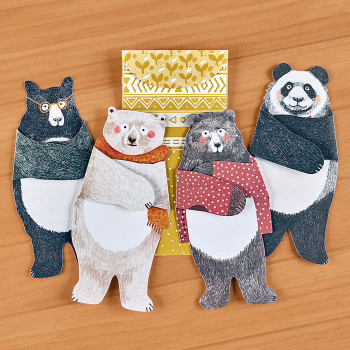 Blank Note Card Set, Bear Hugs