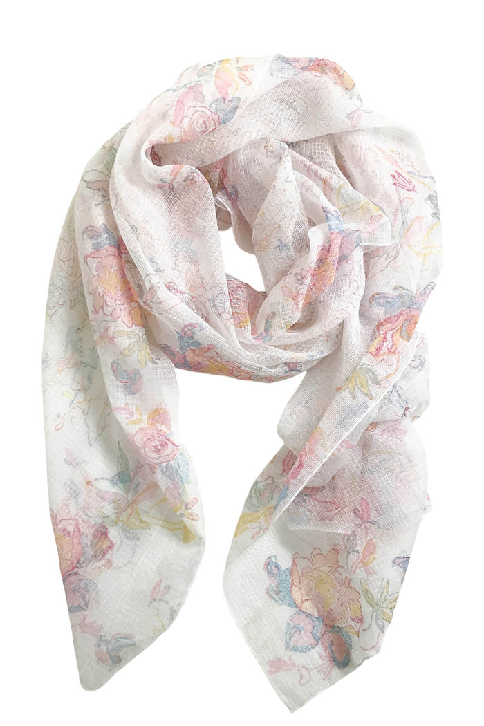 BLOCK-PRINTED COTTON STOLE