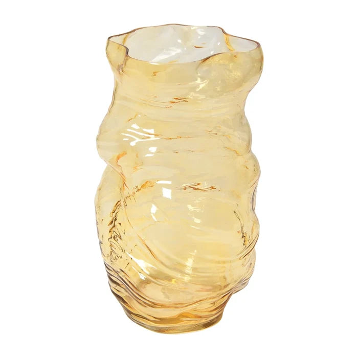 Blown Glass Organic Shaped Vase