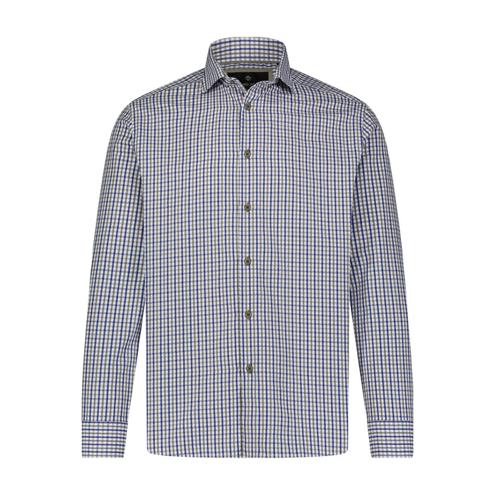 Blue Check Long Sleeve Shirt