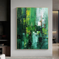 Blue & Green Abstract #BG102