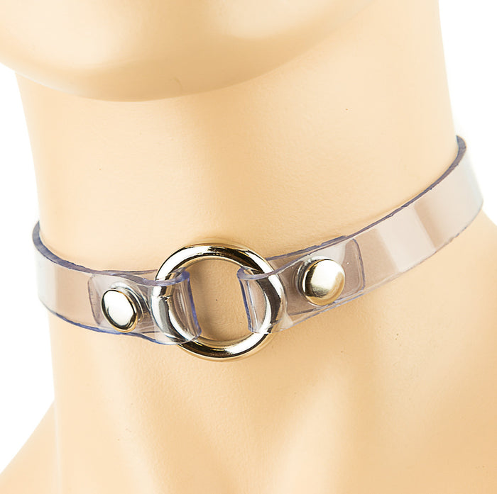 Bondage Clear O Ring Choker