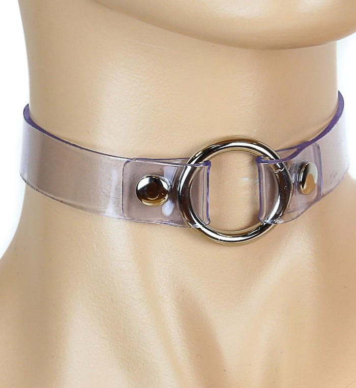 Bondage Clear O Ring Choker