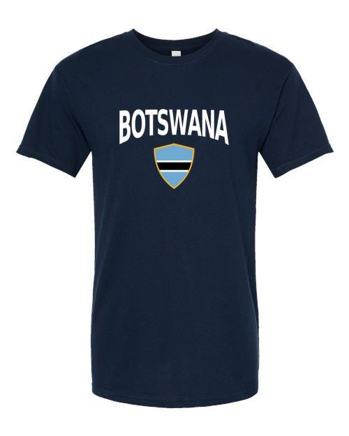 Botswana Arched Crest Soccer Tee — NYC Factory
