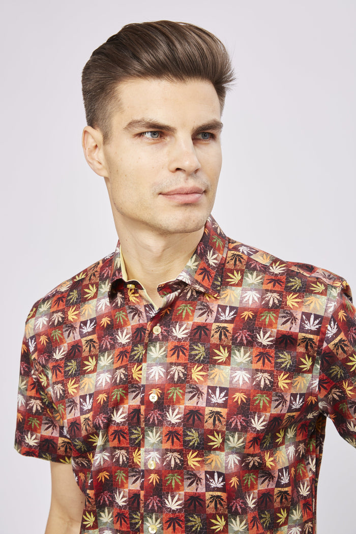 Boxes with Plant Leaves Shirt