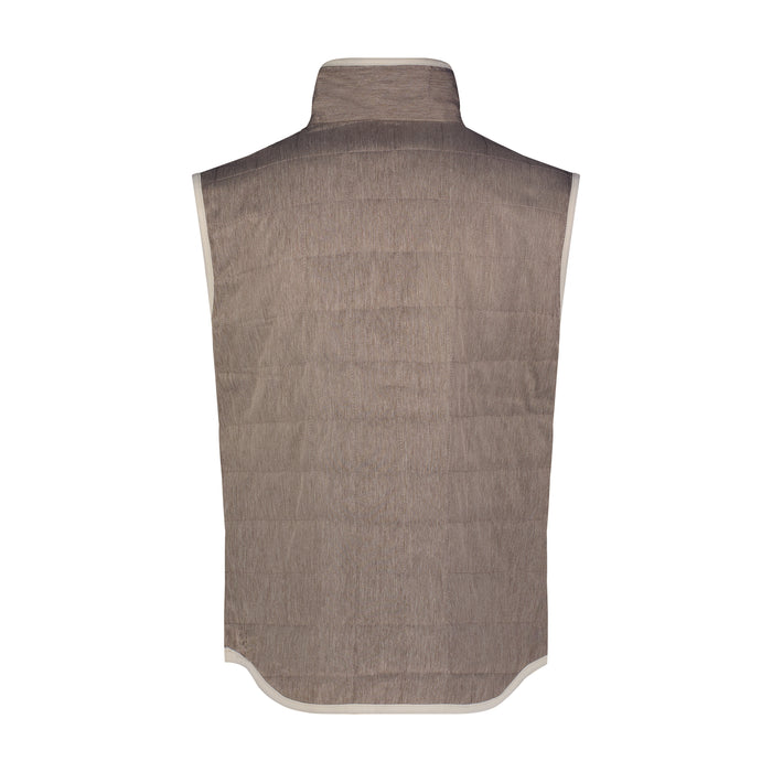Brown Quilted Vest