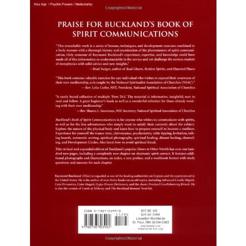 Buckland’s Book of Spirit Communications - Books