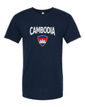 Cambodia Arched Crest Soccer Tee — NYC Factory