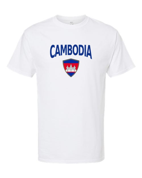 Cambodia Arched Crest Soccer Tee — NYC Factory