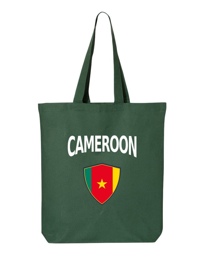 Cameroon Soccer Tote Bag — Arched National Crest | NYC Factory