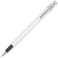 Caran d'Ache 849 Metal Fountain Pen White by Caran d'Ache at Cult Pens