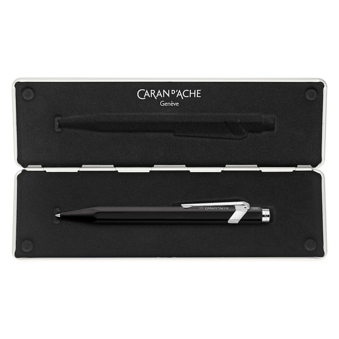 Caran d'Ache 849 Rollerball Pen with Slimpack Black by Caran d'Ache at Cult Pens