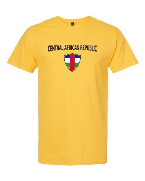 Central African Republic Arched Crest Soccer Tee — NYC Factory