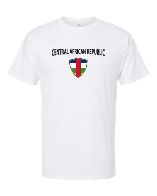 Central African Republic Arched Crest Soccer Tee — NYC Factory